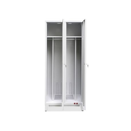 double vestiaire chauffant